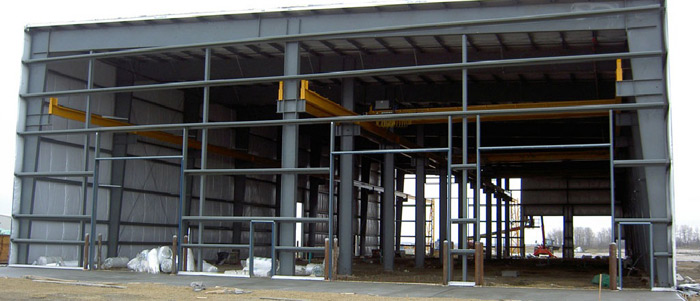 Multi Span steel building